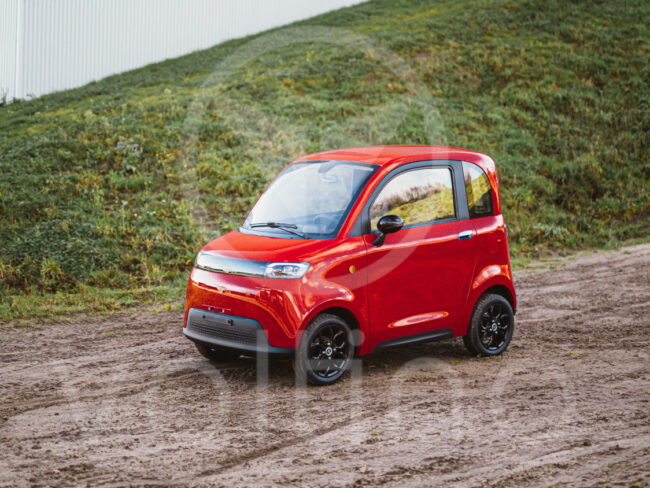 Voltino urban elektrische brommobiel malaga red met lithium accu