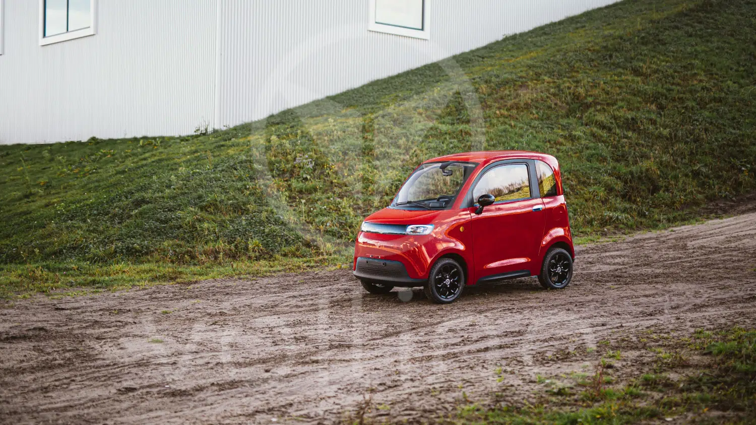 voltino-urban-malage-red-front-1500 - Voltino Citycar Nederland Voltino urban elektrische brommobiel malaga red met lithium accu