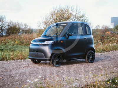 luxe elektrische citycar met airco en leren interieur