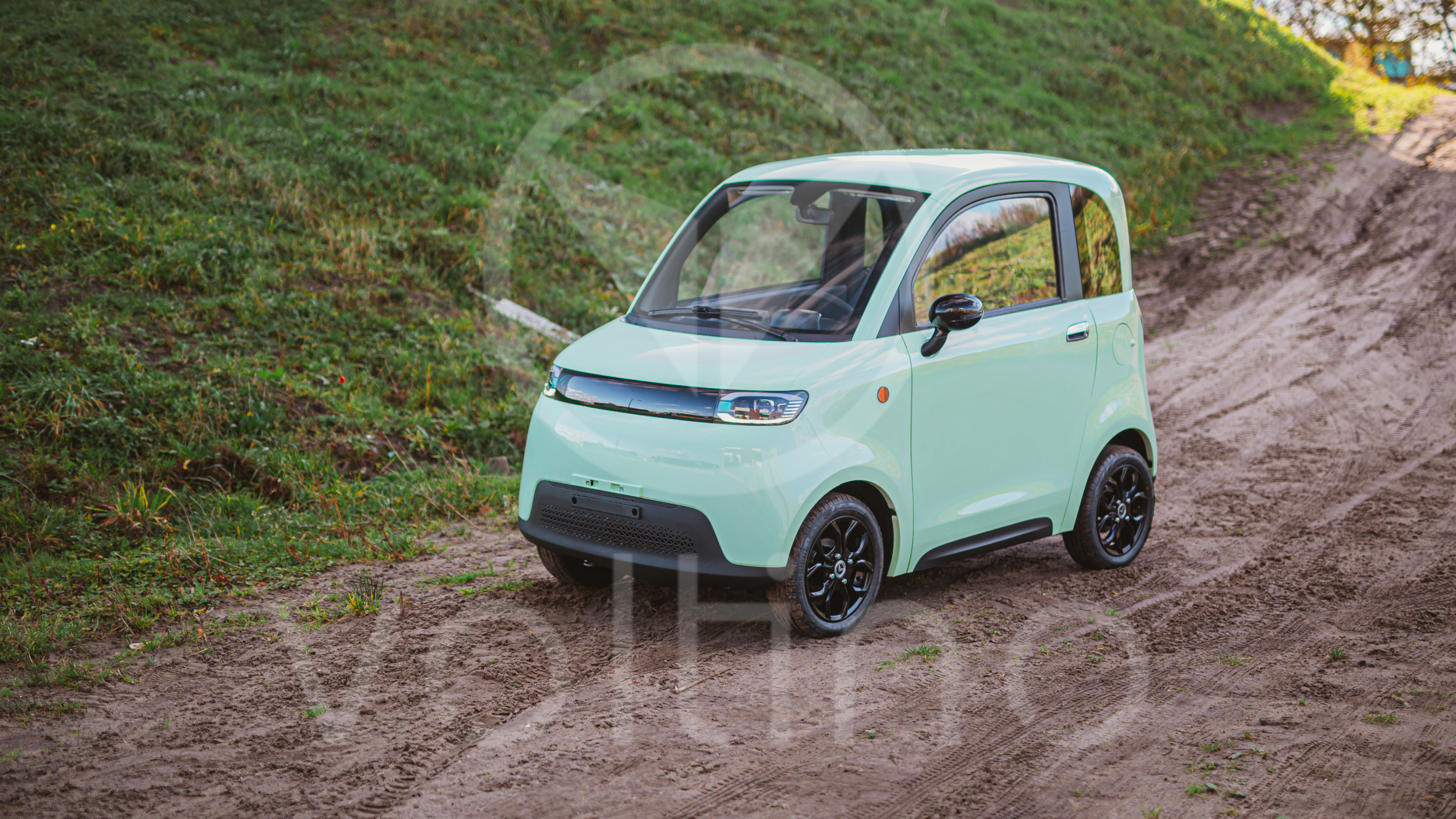 Voltino Urban elektrische brommobiel citycar green lime