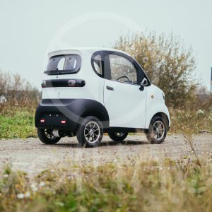Overdekte scootmobiel rijbewijsvrij wit